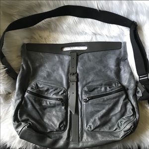 JAS MB Vintage Leather Messenger Bag